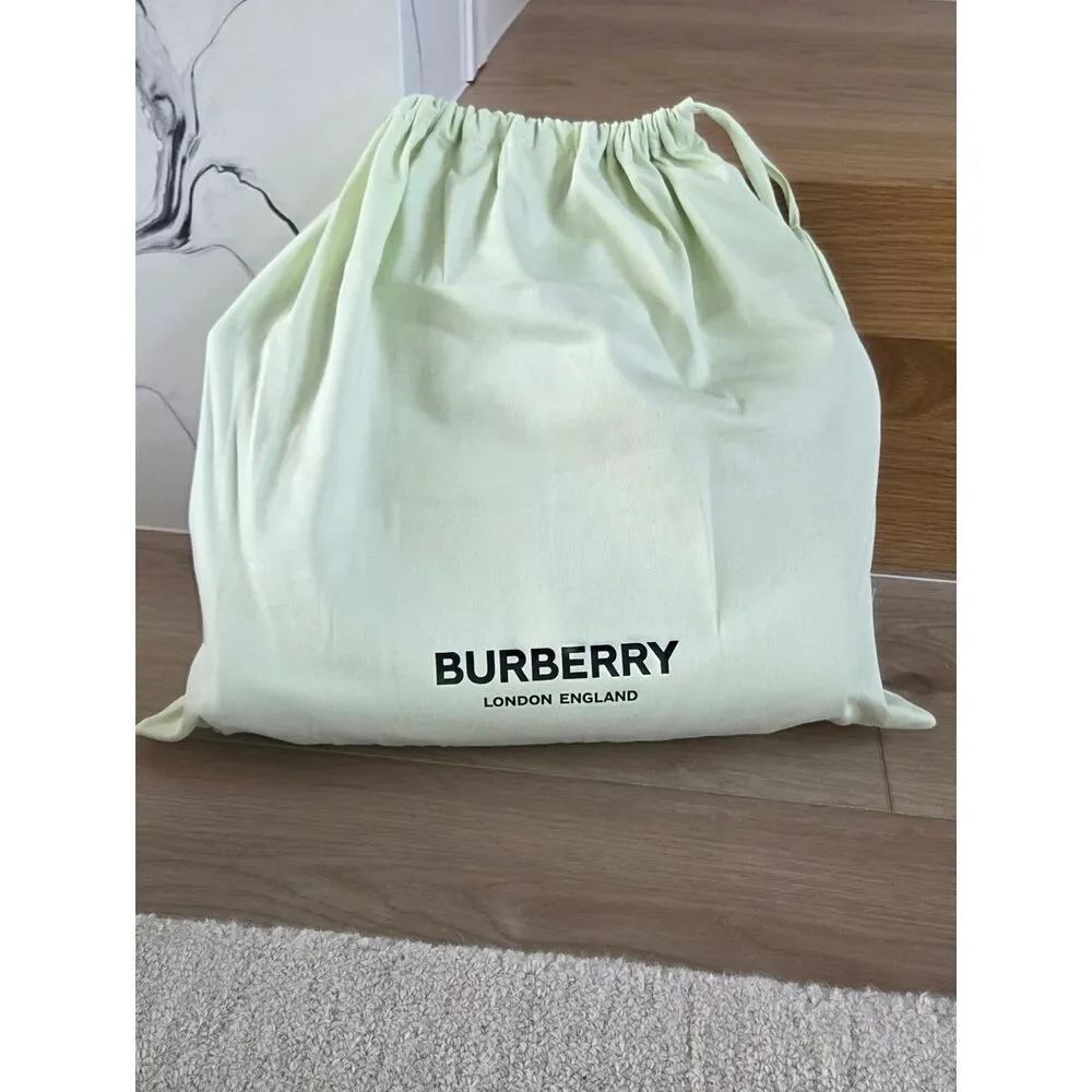 Burberry Banwell Check Canvas & Leather Satchel
